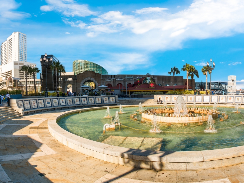 Spanish Plaza à la Nouvelle-Orléans