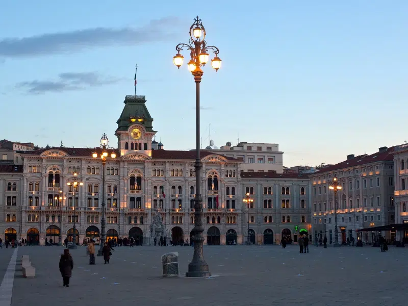 Place de l'Unité d'Italie à Trieste
