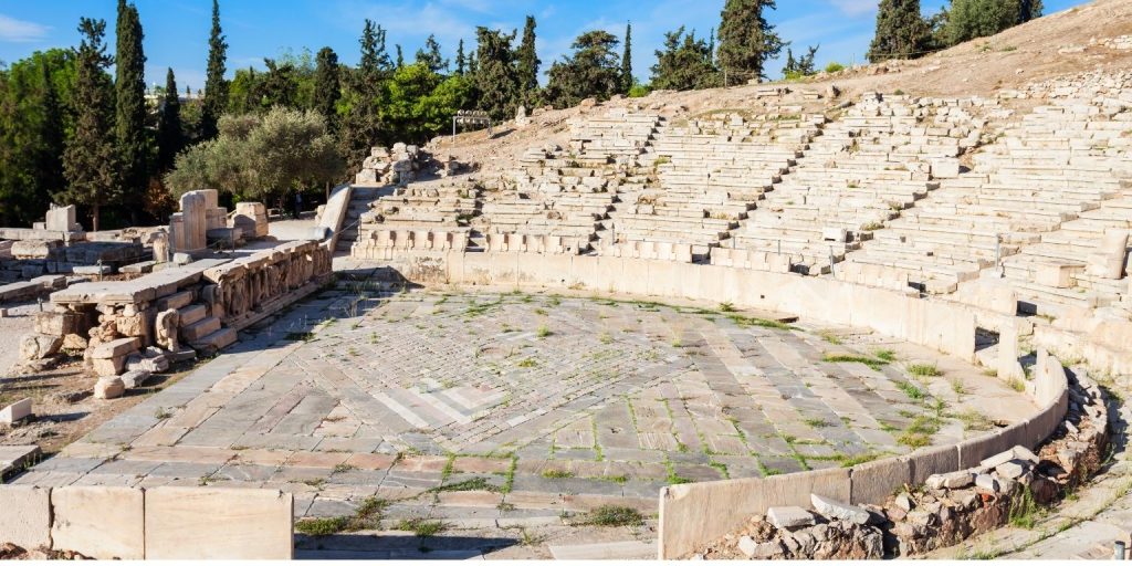 Το θέατρο του Διονύσου στην Αθήνα: Διονύσου: Γενέτειρα του Δυτικού Δράματος 2 Θέατρο του Διονύσου στην Αθήνα