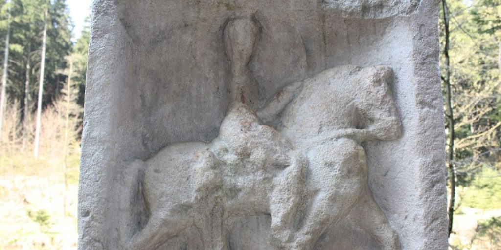 Uma sepultura romana Estela 1 Uma estela de sepultura romana