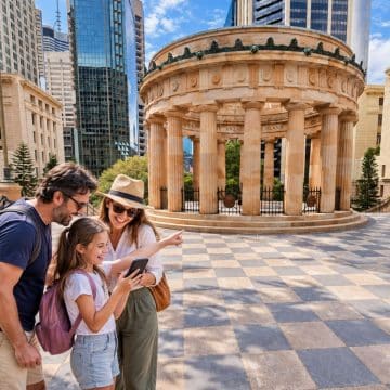 Anzac Square and Memorial Gallery in Brisbane