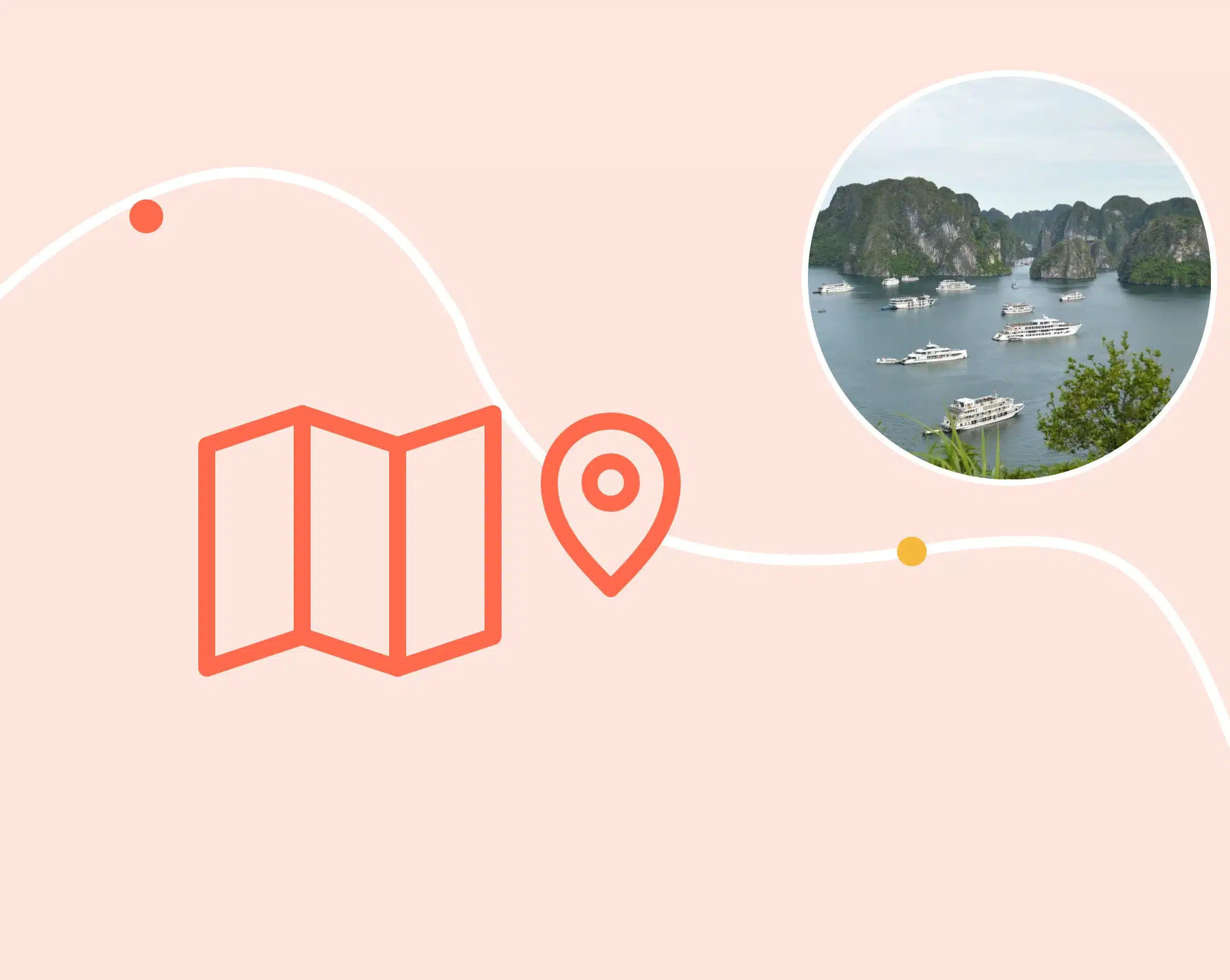 Ha Long Bay City Guides by World City Trail 1 Guias da Baía de Ha Long da World City Trail